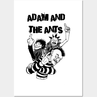 Punk Rock Man Of Adam And The Ants Posters and Art